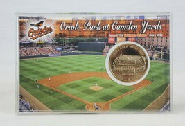 Baltimore Orioles Park Camden Yards Highland Mint MLB 24K Gold Overlay Coin - £19.77 GBP