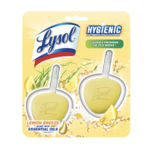 Lysol Hygienic Automatic Toilet Bowl Cleaner, Lemon Breeze, Pack of 2 - £5.50 GBP