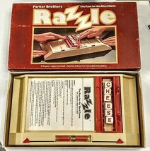 RAZZLE Board Game Race for the Word COMPLETE in Box 1981 Vintage Parker Brothers - £12.68 GBP