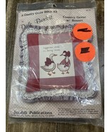 Dale Burdett Cross Stitch Embroidery Kit Country Geese W Bonnet - €8,55 EUR