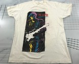 Vintage Eric Clapton T Shirt Mens Extra Large White Journeyman World Tou... - $32.47