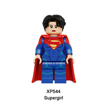 Super Heroes Supergirl Custom Building Minifigure  - £2.74 GBP