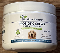 Nutrition Strength CHICKEN flavor Probiotic Chews Dogs Digestive Enzymes... - £15.02 GBP