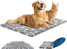 Fancy Dog Crate Pad Dog Bed Mat Reversible (Cool &amp; Warm), Dog Bed Pad wi... - £42.37 GBP