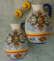 Artistic ceramic Oil and vinegar set image 2