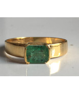 AAA Quality Natural Emerald ,Men Ring, Pinky Finger, Healing Stone, Hand... - £726.50 GBP