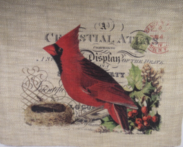 Red Cardinal Table Runner Ultra Clean 16&quot; x 47&quot; Neutral Color Polyester India. - £12.60 GBP