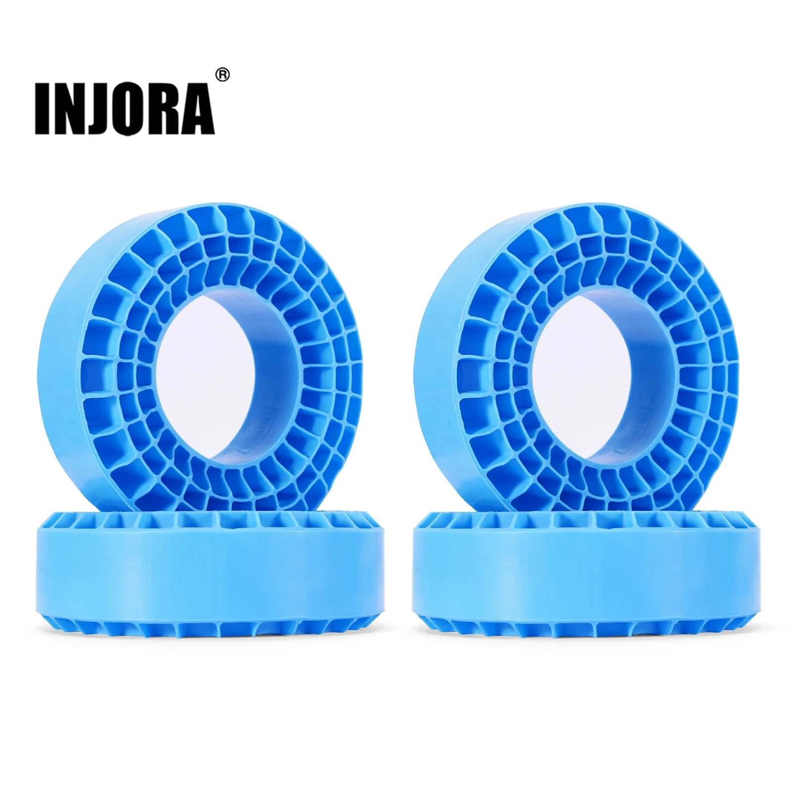 INJORA 4pcs Silicone Rubber Inserts Foam For 106-108mm (4.19 OD)1.9 Tires - £20.31 GBP