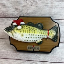 Big Mouth Billy Bass Christmas Holiday Edition Works With Flaws PARTS RE... - $13.66 CAD
