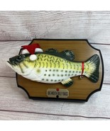 Big Mouth Billy Bass Christmas Holiday Edition Works With Flaws PARTS RE... - $188.83 MXN