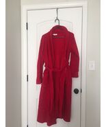 Cypress Adult Unisex Fleece Bath Robe Wrap Size M Red - $53.25 CAD