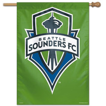 Seattle Sounders Banner 28x40 Vertical Special Order - $1,125.11 MXN