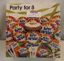 Creative Converting Complete Happy Birthday Party For 8 Place Settings + Extras - £13.26 GBP
