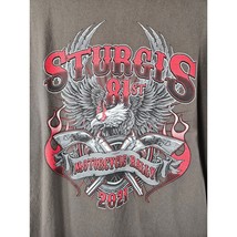 Gildan Heavy Cotton Men&#39;s Sturgis Motorcycle Rally 2021 TShirt Short Sle... - $19.99