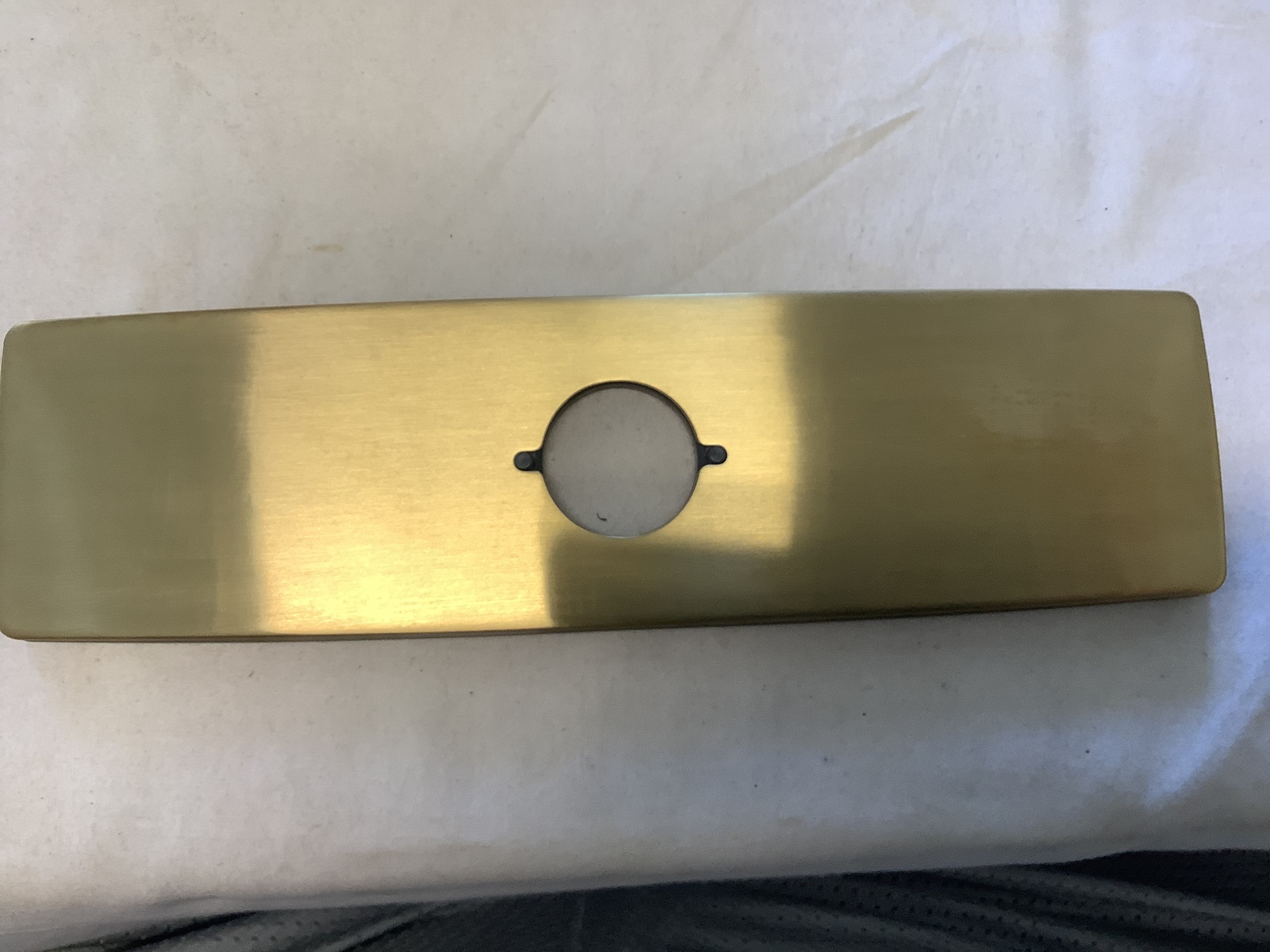 Kohler 24462-2MB Riff Escutcheon Plate - Vibrant Brushed Moderne Brass - $38.90