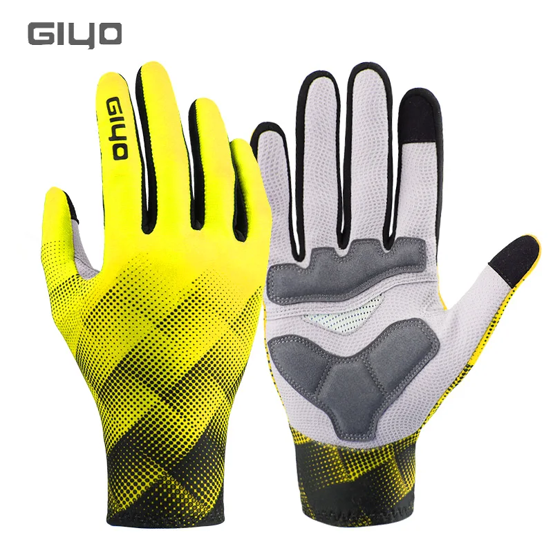 Giyo Luvas de Bicicletas Thermal Fleece Cycling Gloves Autumn Winter  Full Finge - £85.25 GBP