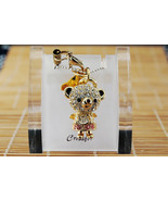 Crossfor Teddy Bear Clear Pink Crystal Necklace Angel Teddy-22WH/PK Japan - £59.76 GBP