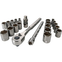 Craftsman CMMT12029Z 3/8&quot; Gunmetal Mechanics Tool Set 22-Pc New - £59.01 GBP