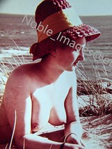 1950s Pretty Nude Woman Sun Hat Beach Pin-up 35mm Color Slide - £5.14 GBP