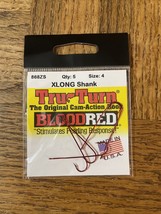 Tru Turn #868ZS XLONG Shank Hook Size 4-1ea Pk of 5-BRAND NEW-SHIPS N 24... - $11.76