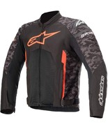 BRAND NEW AlpineStars T-GP PLUS R V3 AIR JACKET rv3 BLACK CAMO RED FLUO  L Large - $217.79