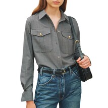 Nili Lotan jeanette top Grey - $648.29 CAD