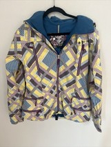 BURTON DryRide Women’s Ski Snowboarding Hooded Winter Jacket Coat Pattern XL - $38.55