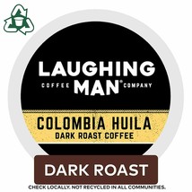 Laughing Man Colombia Huila Coffee 22 to 132 Keurig K cup Pods Pick Any ... - $27.99+