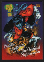 Brad Vancata SIGNED 1993 Marvel Universe X-Men Art Card ~ Origin of Nightcrawler - £11.81 GBP