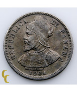 1904 Panama 10 Centesimos (XF) Extra Fine Condition KM# 3 - $964.21 MXN