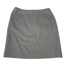 Anne Klein Womens Gray A-Line Skirt Size 14P Polyester Blend - $18.50