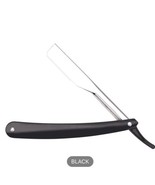 NEW Folding Straight Shaving Razor Barber Vintage Style Razors BLACK USA... - $6.92