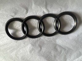 AUDI Rear Rings Trunk Lid Emblem Badge 203mm for A4 S4 A5 S6 A6 Q5 - Mat... - $9.79