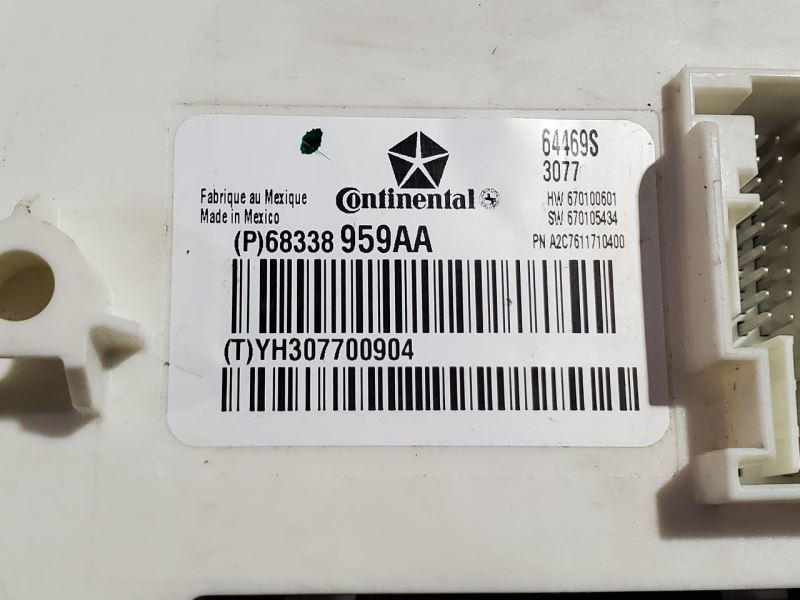 2018 Maserati Levante OEM Body Control Module BCM 68338959aa Item image 3
