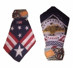 American Theme Bandanas Set Of 2, Eagle &amp; Flag - $151.35 MXN