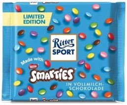 Ritter - Smarties in Vollmilch-Schokolade - $3.50