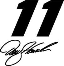 Denny Hamlin 11 Vinyl Decal Stickers; Trucks, Nascar, Stock car, SUV, Ra... - €3,45 EUR+