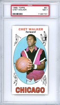 1969 Topps Chet Walker Rookie #91 PSA 7 P1347 - £72.57 GBP