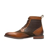 Stacy Adams Finnegan Wingtip Lace-Up Boot Olive Multi 25427-302 image 5