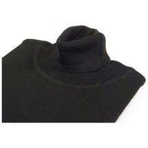 Men PRINCELY Turtle neck Sweater From Turkey Soft Merino Wool 1011-80 Black image 2