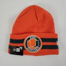 New Era NCAA Miami Hurricanes 2 Striped Remix Cuff Knit Beanie, One Size - $17.99