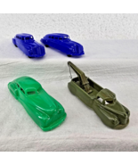 Thomas Cars Tow Truck Lot of 4 Hard Plastic Airport Limo Sedan Wrecker V... - $462.46 MXN