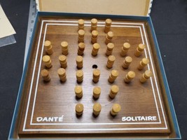 Vintage Dante Carpenter’s Bench Solitaire Peg Game 100% Complete - £22.51 GBP