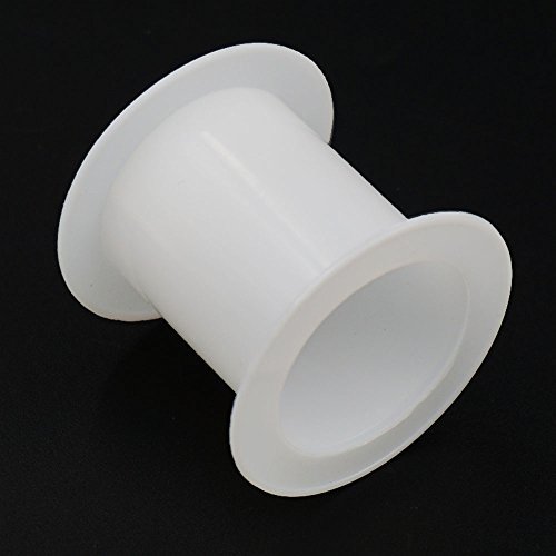 Bluemoona 20 PCS - Empty Plastic Wire Spools Bobbins ROUND ENDS For Various Size