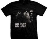 Men&#39;s ZZ Top Black Photo T-Shirt X-Large Black - £17.05 GBP