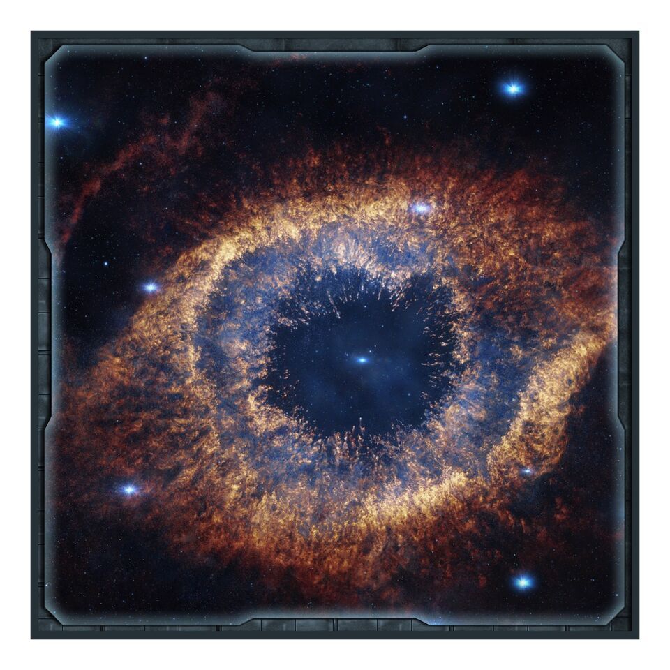 The Eye of Eternity 36&quot;x36&quot; Battle Mat - For Space Based Games Like X-Wing - $29.65