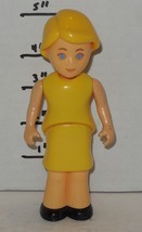 Vintage Little Tikes Dollhouse Mom Yellow Dress Replacement Rare VHTF - £16.89 GBP