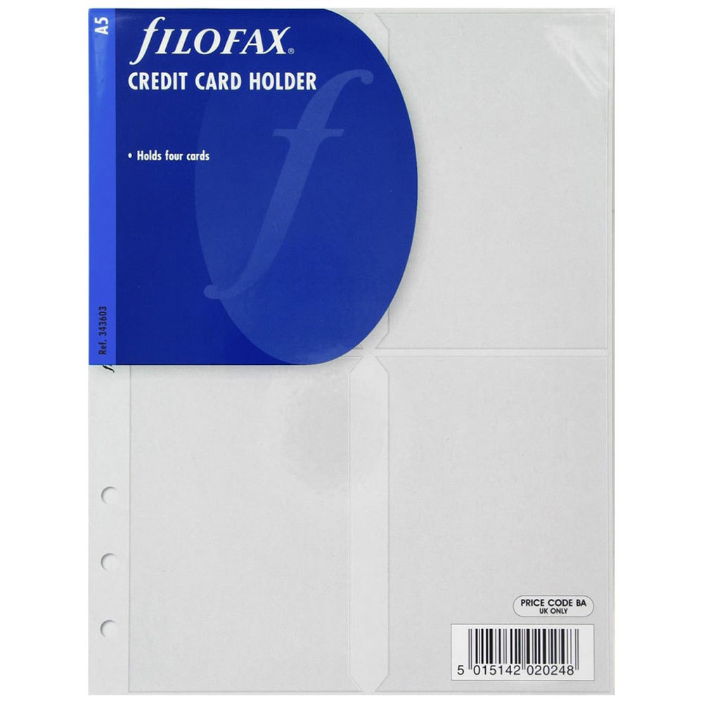 Filofax Filofax A5 Credit Card Holder