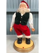 Gemmy Dancing Hip Shaking Christmas Santa Animated Singing 18" Doll Figure VIDEO - £16.62 GBP
