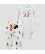 Baby Thanksgiving Outfit Just One You Baby 2pc Thanksgiving Outfit 3M Gray - £6.31 GBP